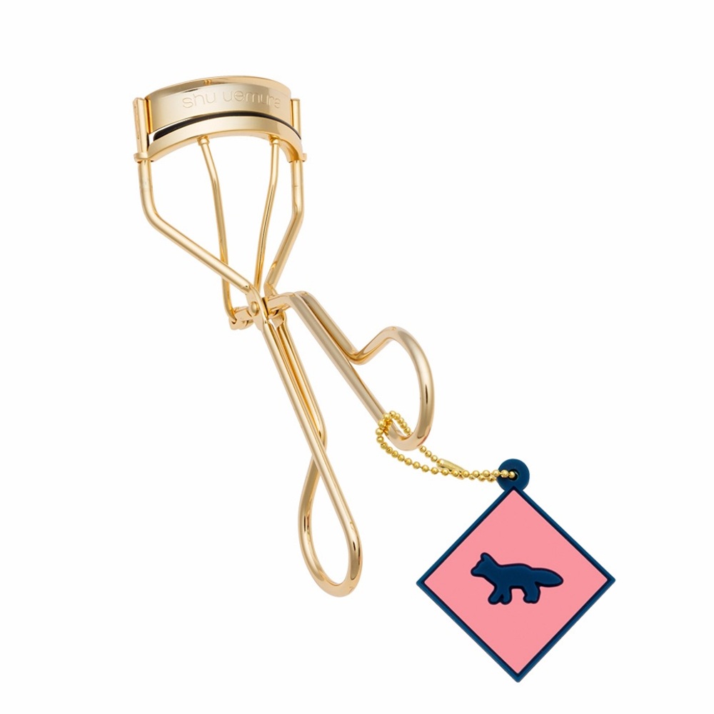 NEW Shu Uemura Maison Kitsune Eyelash Curler Curious Fox Gold LIMITED EDITION
